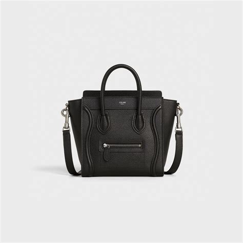 celine small belt bag drummed calfskin|Celine nano luggage bags.